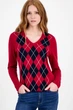 Джемпер Tommy Hilfiger 44(M) Красный принт (151853) - изображение 1