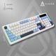 Клавиатура Ajazz AF98 Black USB-C Glacier Blue (AF98-GB) - изображение 2