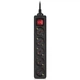 Мережевий фільтр живлення REAL-EL RS-Protect M 3m, black (EL122300028) - зображення 2