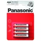 Батарейка Panasonic AAA R03 RED ZINK * 4 (R03REL/4BP) - изображение 1