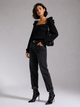Свитер с квадратным вырезом TOPSHOP 23Y52TCHR XS (94076XS) Черный - изображение 3