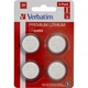 Батарейка Verbatim CR 2450 Lithium 3V * 4 (49535) - зображення 1