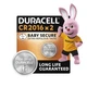 Батарейка CR 2016 специальная литиевая типа таблетка 2016 3V, 2 шт. Duracell (5007667/5010969/5014810) - изображение 1