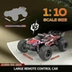 Радиоуправляемая машинка HS10421 1:10 4WD до 45 км/ч, RC внедорожник на пульте управления, большие колеса, масляные амортизаторы, аккумулятор, RTR - изображение 4