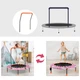 Дитячий батут з поручнем, рожевий + помаранчевий - зображення 5