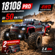 RC машинка 18108 PRO 1:18 4WD Brushless до 50 км/ч, радиоуправляемый внедорожник, полный привод, 2 аккумулятора, LED-подсветка - изображение 1