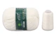 Пряжа из Норки, Белый №801, 50 г/350 м, с дополнительной нитью для вязания - изображение 1