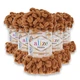 Упаковка Alize Puffy, Верблюжий №179, 5шт - плюшева пряжа з петлями 100г/9м, для в'язання руками, пледи та іграшки, упаковка 5 мотків Алізе Пуффі - зображення 1