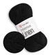 YarnArt Intense Linen, Черный жемчуг №4135 - пряжа лен с лиоцелем, 50 г / 175 м, для летних топов и ажурных изделий - изображение 1
