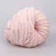 Lady Yarn Chunky Blanket, Розовая пудра SL1007 - толстая плюшевая пряжа Чанки Бланкет, 300 г / 33 м, для пледов и объемных изделий - изображение 3