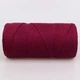 Пряжа Hobby Trend Macrame Cotton, бордо №110, бавовняний шнур для макраме 2 мм, 250 г/240 м, для в'язання сумок та декору, Macrame Cotton - зображення 3