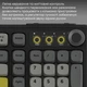 Клавіатура Ajazz AF98 Plus Wireless/Bluetooth/USB UA Black/Grey/Yellow (AF98-PLUS-BGY) - зображення 3