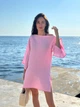 Пляжная туника Aria L/XL нежно-розовая B501 - изображение 7