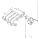 Прокладка дроссельной заслонки Renault Megane III (Рено Меган 3) 1.6i 16V K4M 8200236731 - изображение 2