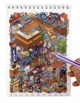 Стікербук KPOP DEMON HUNTERS набір наклейок 3D Mini World Scenic Book, 8 сцен, багатошарові стікери з пінцетом, блокнот на спіралі 4 штуки - изображение 6