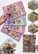 Стікербук KPOP DEMON HUNTERS набір наклейок 3D Mini World Scenic Book, 8 сцен, багатошарові стікери з пінцетом, блокнот на спіралі 4 штуки - изображение 8