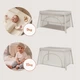 Кроватка-манеж Lionelo MILA BEIGE CREAM - изображение 2