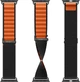 Ремінець Spigen WBF1 для Apple Watch 6/7/8/9/10/11/SE/SE 3/Ultra 1/Ultra 2 44/45/46/49mm Black-Orange (AMP10145) - зображення 8