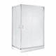 Душевая кабина Lidz Wawel SC100x80.SAT.LOW.FR, стекло Frost 5 мм + Lidz Душевой поддон KAPIELKA ST100x80х14 - изображение 1