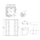 Lidz Latwa SC90x90.SAT.MID.GR Душевая кабина полукруглая, стекло тон. 4 мм + Lidz Душевой поддон KAPIELKA, 2 в 1 - изображение 2