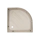 Lidz Latwa SC90x90.SAT.MID.GR Душевая кабина полукруглая, стекло тон. 4 мм + Lidz Душевой поддон KAPIELKA, 2 в 1 - изображение 10