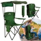 Кресло туристическое раскладное Outtec Sun XXL с крышей зеленый - изображение 2