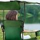 Кресло туристическое раскладное Outtec Sun XXL с крышей зеленый - изображение 6