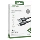 Дата кабель C1-02 USB to Lightning 2.4A (1.2m) Black Acefast (2000003510702) - изображение 4