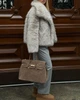 Шуба укороченная - Classyme - S - Светло-серый - (22sh) - изображение 6