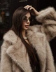 Шубка под песца удлиненная - Classyme - XL - Пепельный - (24sh) - изображение 6