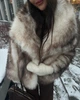 Шубка в эксклюзивном цвете - Classyme - M - Айвори - (27sh) - изображение 4