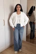 Кардиган INEDIT 24003 White ONE SIZE - зображення 4