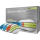 Мячи для гольфа Taylormade Three-Layer, новые мячи Tour Response Stripe Competition Color, четыре цвета, 12 штук. - изображение 2