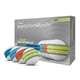 Мячи для гольфа Taylormade Three-Layer, новые мячи Tour Response Stripe Competition Color, четыре цвета, 12 штук. - изображение 4