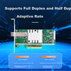 Мережева карта Kunyu KY-82599-SR1, PCIe X8, 10 Гбіт/с, один оптичний порт, чіп Intel 82599, X520-SR1, з багатомодовим модулем - зображення 4