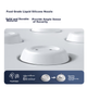 Ручний душ Panasonic One Touch Decal Decal, багатоотвірний вихід води, одинарний розпилювач C6, сріблясто-білий - изображение 5