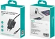 Ładowarka sieciowa Usams JC Series CC264 30W GaN Mini Fast Charger USB-C + wbudowany kabel USB-C 1.2 m Black (CC264TC01) - obraz 10