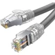 Патч-корд Choseal QS2669 Cat 6a подвійно екранований 10 Гбіт/с 20 м Сірий (QS2669AT20J) - зображення 1