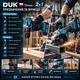 Аккумуляторный набор инструментов DUK 2 в 1 48V 6Ah бесщеточный дрель шуруповерт и угловая шлифмашина с 2 аккумуляторами в кейсе - изображение 4