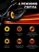 Ліхтар задній велосипедний ENFITNIX Xlite200 стоп сигнал блимавка габарит для велосипеда USB Type C IPX6, сірий металік - зображення 3