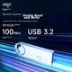 Флеш-накопичувач Aigo 32 ГБ USB 3.2, високошвидкісний водонепроникний металевий USB-накопичувач із функцією читання/запису, U312 для навчання, офісу, використання в автомобілі, універсальний портативний накопичувач - зображення 7