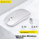 Беспроводная Bluetooth-мышь DiyiGongfang Ultra-Thin Dual-Mode, совместимая с Apple, для MacBook Pro/Air/13/14/m1/m2/iPad, планшетов и ноутбуков, перезаряжаемая. - изображение 5