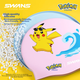 Шапочка для плавания SWANS Pokemon детская силиконовая с рисунком Пикачу и черепашки - изображение 7