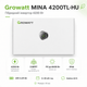 Гібридний інвертор Growatt MINA 4200TL-HU 4200 Вт HV 3 MPPT IP66 All-in-One White - зображення 1