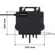 Микроинвертор для солнечных панелей Growatt NEO 800M-X (LoRa) 800 Вт 2 MPPT LoRa IP67 Black - изображение 5
