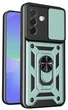 Протиударний броньований чохол із захистом камери для Samsung Galaxy A37 (A376) Armor Case Keysion green - зображення 1