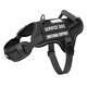 Шлейка для собак HIPHOPET, тактичний жилет із ручкою чорний, L (279L-BLACK) - зображення 1