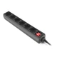 Сетевой фильтр питания REAL-EL RS-6 Protect M 1.8m, black (EL122300032) - зображення 4