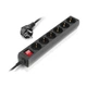 Сетевой фильтр питания REAL-EL RS-6 Protect M 1.8m, black (EL122300032) - зображення 6