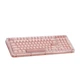 Клавиатура беспроводная Logitech ALTO KEYS K98S Amber Series AI Marble Bluetooth/Wireless/USB Pink - изображение 2